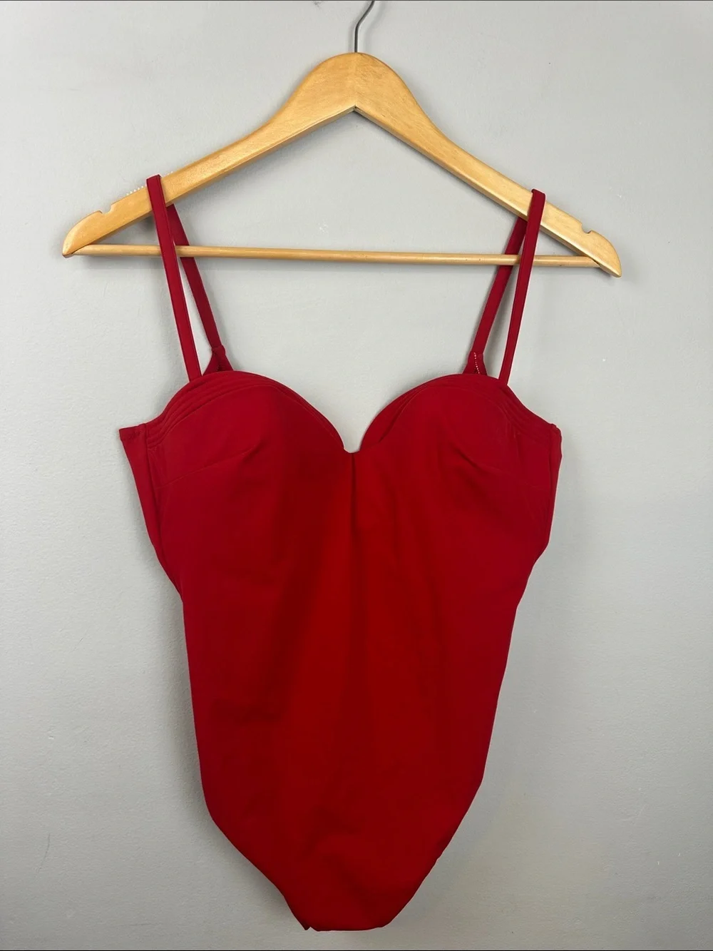 La Perla Anna Club Red One Piece Swimsuit Sz 14 B